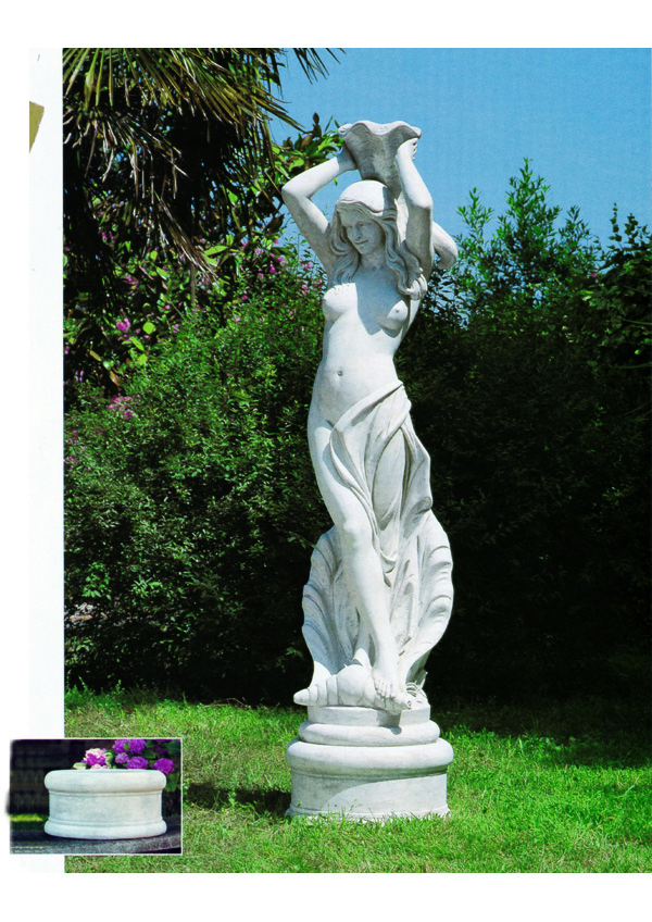 GIARDINO Statue Josephine con cornucopia 0348