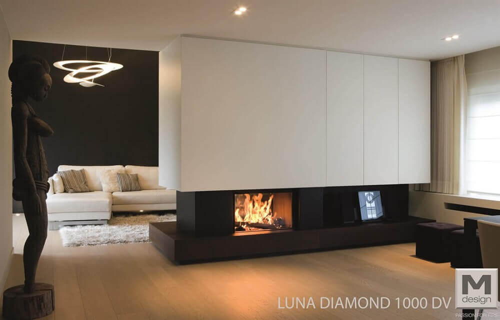 RISCALDAMENTO Camini Luna 1000dv diamond