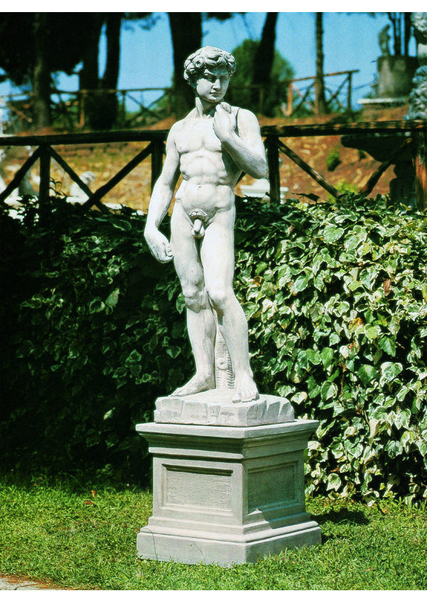 GIARDINO Statue Nudo David 0342