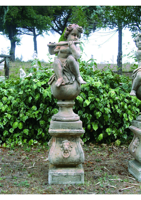 GIARDINO Statue Putto con flauto 14207